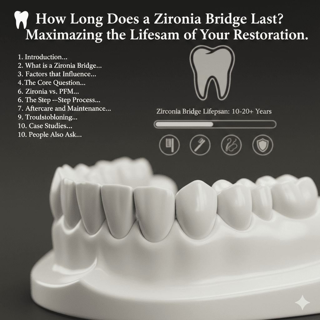 Patient smiling confidently after receiving a durable zirconia bridge restoration