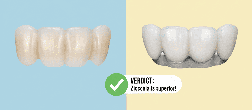 Zirconia Bridge vs. Crown: Which Option is Right for Your Missing Tooth?